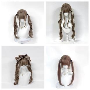 纤韵佳人【暖茶浅色系蜜茶】假发长直发jk洛丽塔卷发日系短发学生