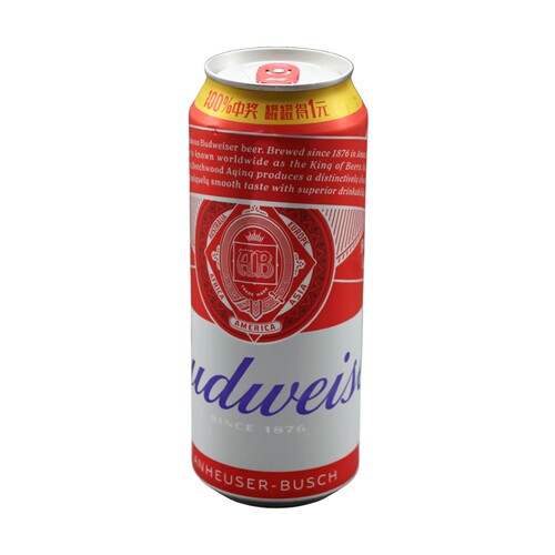 百威拉罐装啤酒台州产500ml/瓶