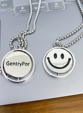 GentryPro原创设计项链2026夏新款潮牌百搭蹦迪个性吊坠配饰装饰