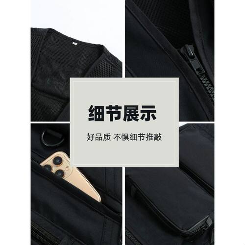 马甲印logo游乐园餐饮动漫城台球托管培训班学生会摄影工作服
