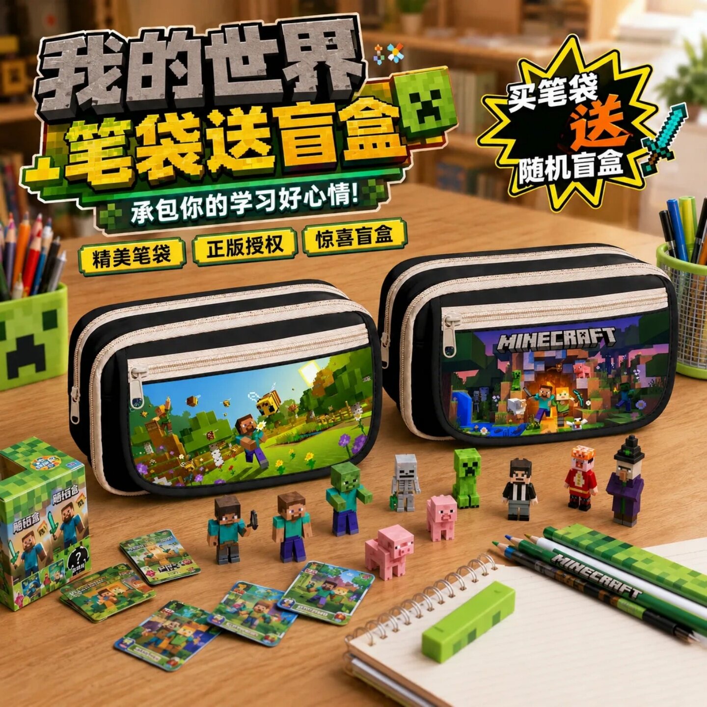 我的世界创意笔袋大容量图片