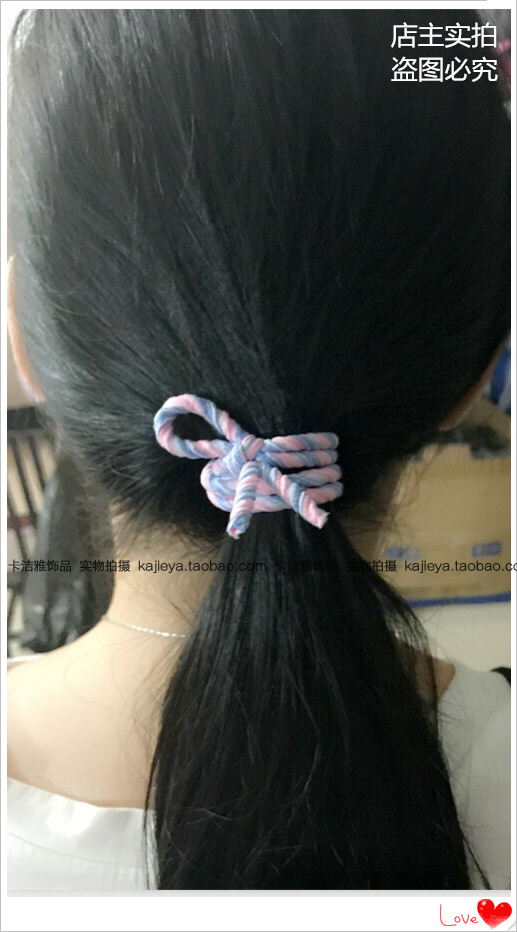 Accessoire coiffure en tissu - Ref 1203413 Image 4