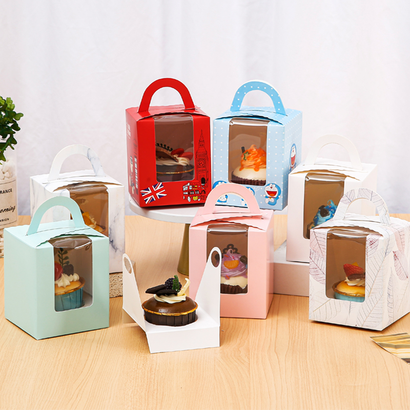 杯子蛋糕盒马芬纸杯木糠布丁包装