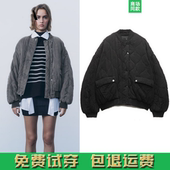 2024 802 4088243 秋冬新款 百搭棉服宽松飞行员夹克外套