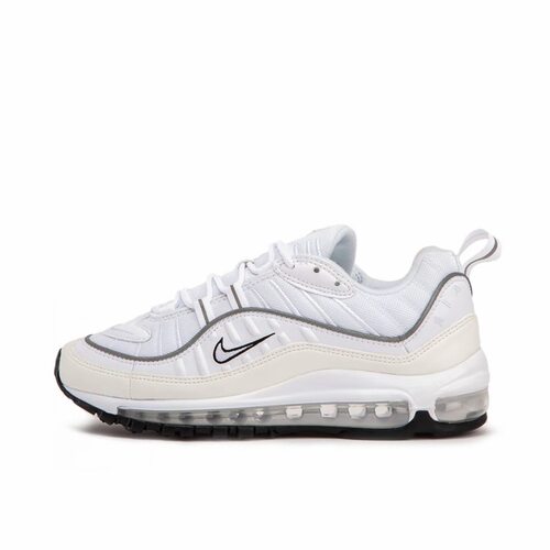 Nike Air Max 98 复古低帮跑步鞋 女款 白色（002仓）