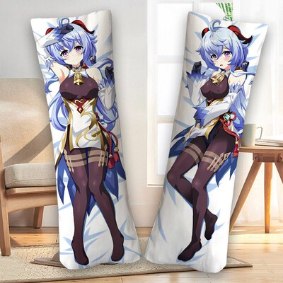 原神周边抱枕芙宁娜靠枕瓦雷莎等身甘雨枕套雷电将军八重神子联名
