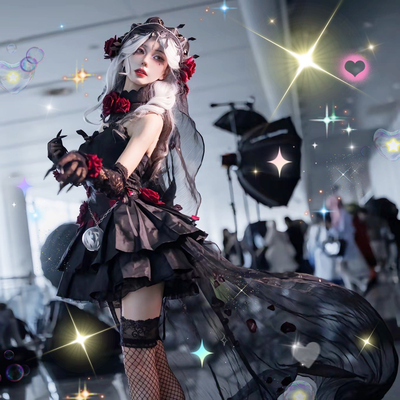 第五人格cos服女角色心理学家长夜cosplay套装小女孩假发鞋子儿童