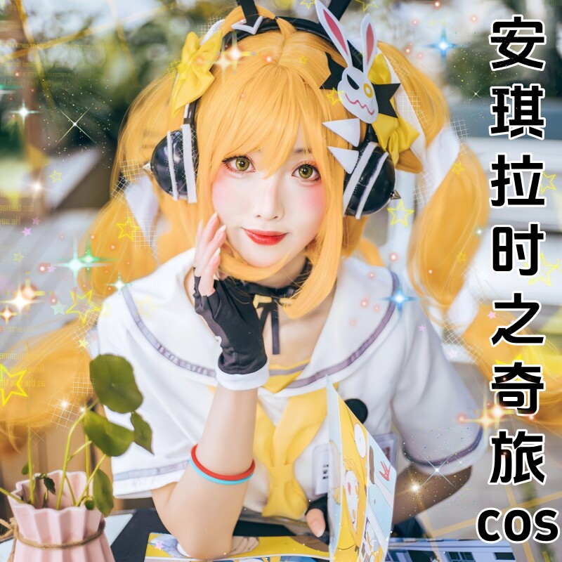 王者荣耀cos服安琪拉cosplay套装女英雄小学生假发时之奇旅鞋儿童