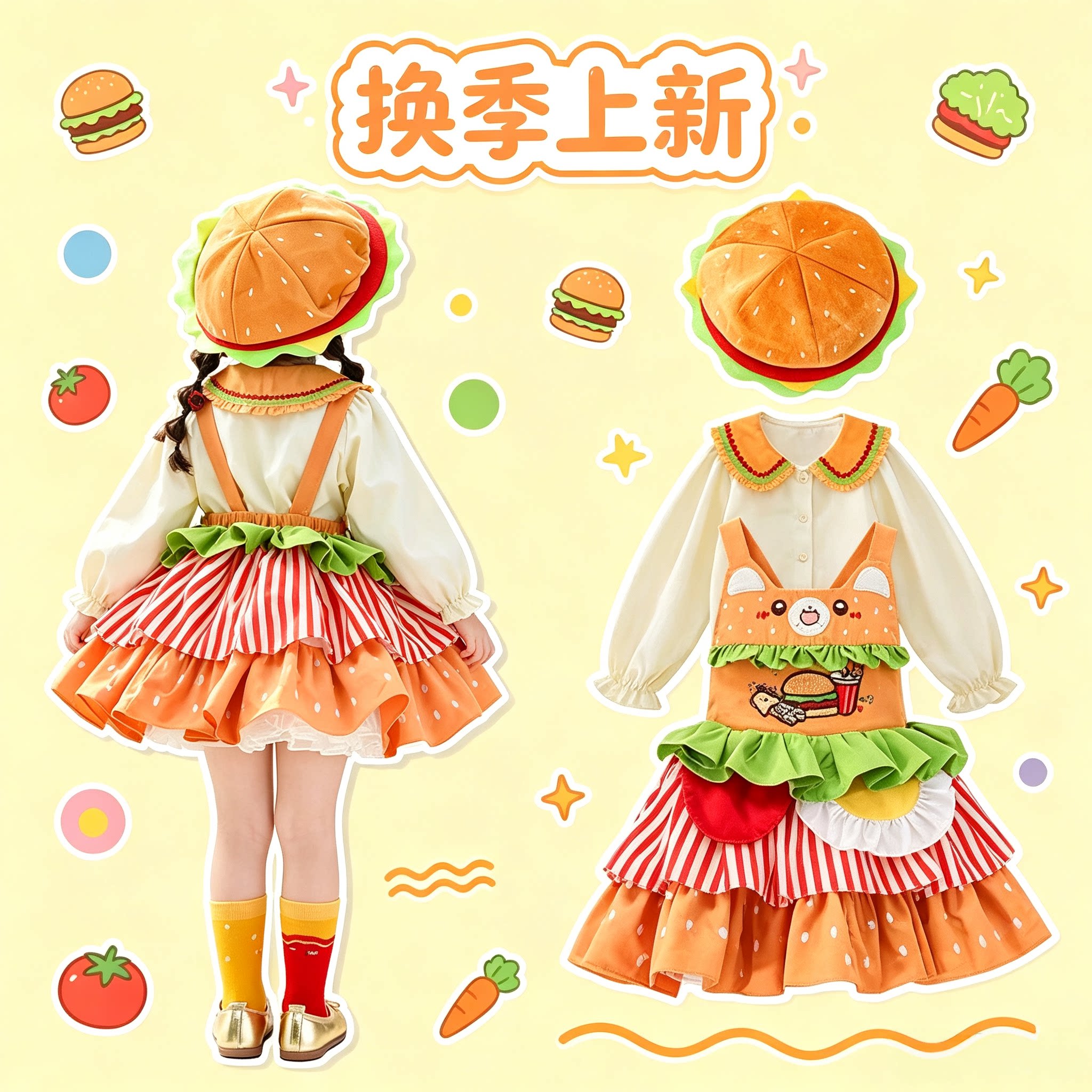 洛丽塔公主裙原创鞋子Lolita日常轻lo裙女童裙撑内搭头饰丝袜长袖图片
