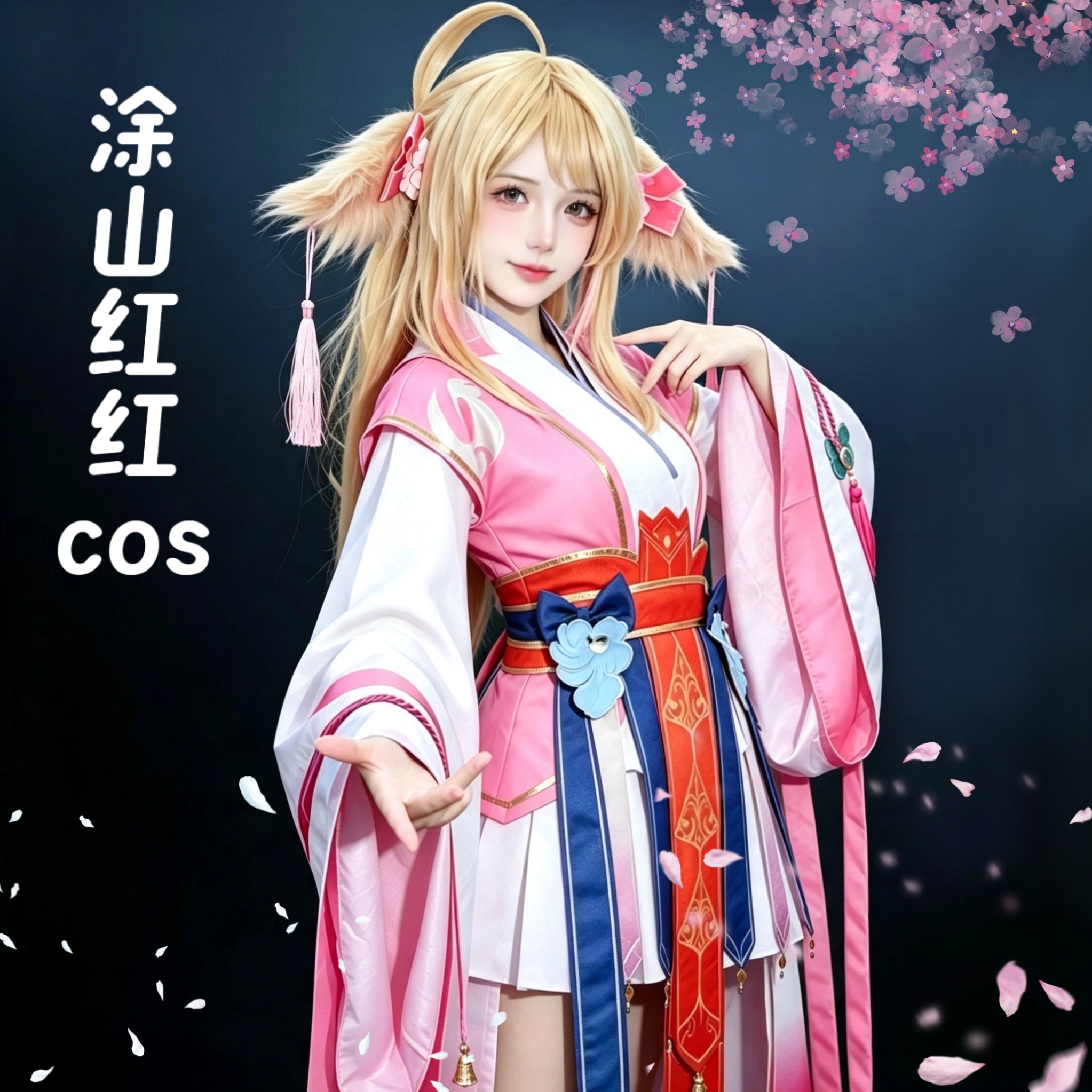 王者荣耀cos服少司缘涂山红红cosplay套装女角色周边耳朵联名假发