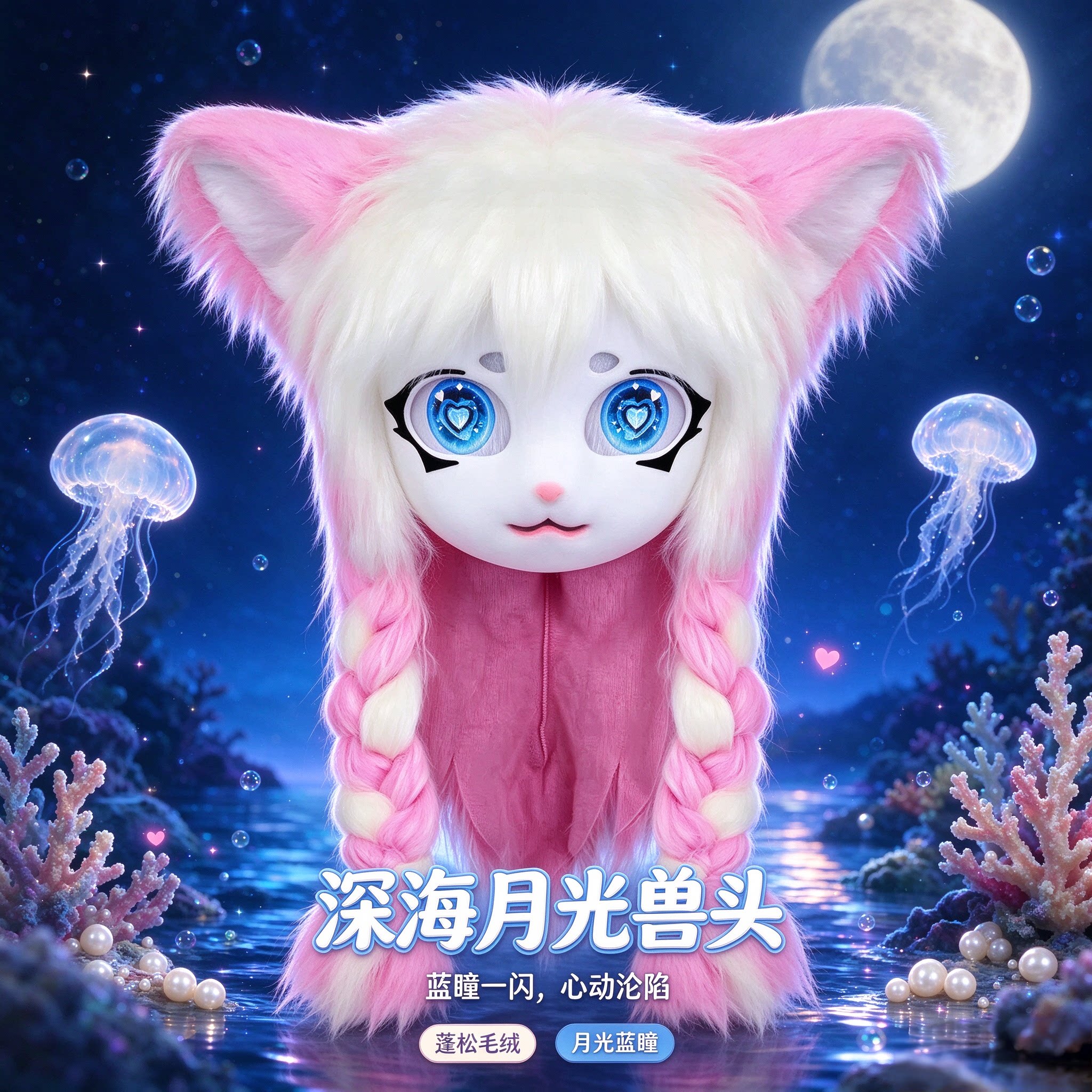 福瑞兽装兽头全套头套爪子cos全装脚爪紧身衣尾巴衣服小孩子袜鞋