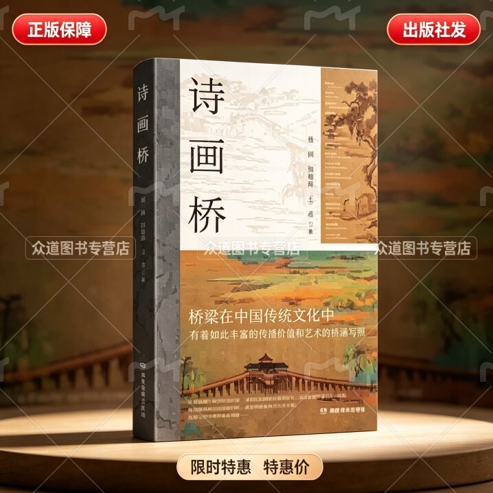 诗画桥（开启中国古代，桥梁文化探索之旅）高纬度深度解读中国桥梁世界名古 出版社【湖南教育】图片
