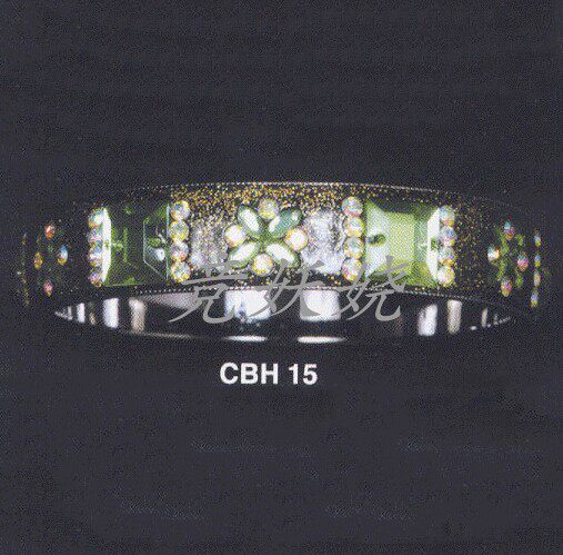 美国代购Western Fashion宝石花形水钻装饰西方时尚手镯腕式饰品