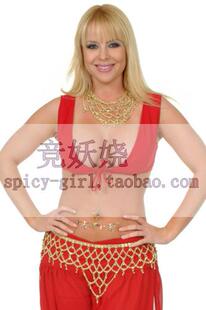 金属链条腰带铃铛肚皮舞腰带腰链 fashion 美国代购 Western