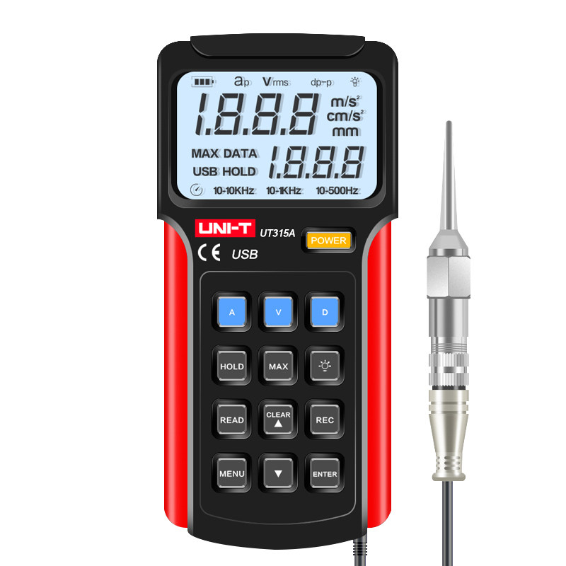测震仪113数字计便携式优利德/ 频率测振仪动测量仪/312t3/u15振