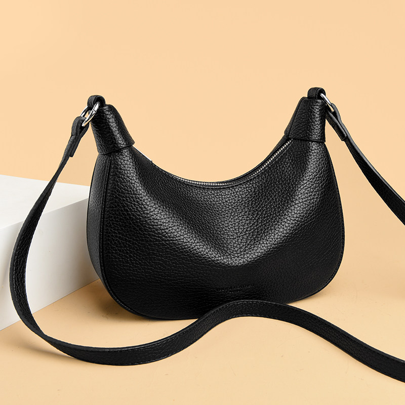 品牌正品真皮质感女包2026新款潮时尚大容量单肩斜挎包中年妈妈包