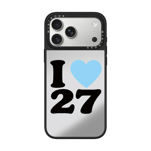 MIAIKOSS/妙吻联名蓝色爱心告白系列我爱27适用iPhone17Promax苹果16手机壳15潮牌14防摔套13个性12女磁吸版