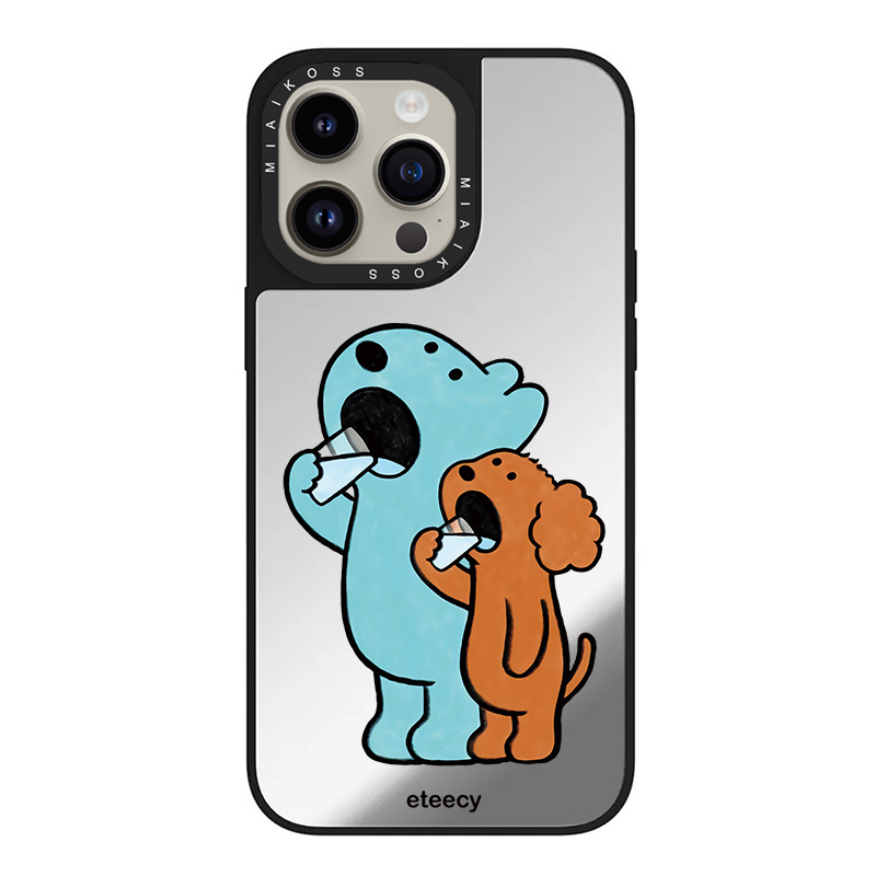CASE联名Eteecy可爱狗狗气球小狗matsu泰迪适用iPhone15Promax苹果17手机壳潮牌14防摔套13个性12女16新磁吸
