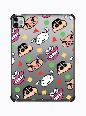 CASE联名蜡笔小新头像贴纸适用苹果iPad Pro11寸平板电脑mini7/6保护套ipad10/11代防摔壳13/12.9mini创意