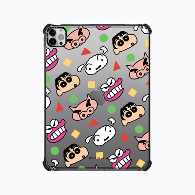 CASE联名蜡笔小新头像贴纸适用苹果iPad Pro11寸平板电脑mini7/6保护套ipad10/11代防摔壳13/12.9mini创意
