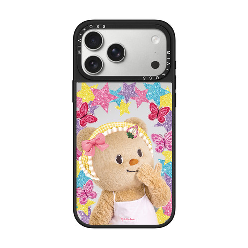 MIAIKOSS/妙吻联名捂嘴黄油小熊适用iPhone17Promax苹果16手机壳15潮牌14防摔套13个性12女11艺术家磁吸版