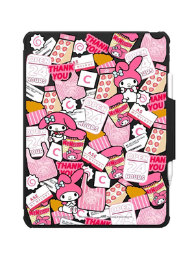 翻盖旋转折叠支架三丽鸥美乐蒂适用苹果iPad Pro11寸平板电脑mini7/6保护套ipad10/11代防摔壳卡通air5/6/7