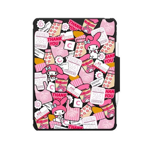 翻盖旋转折叠支架三丽鸥美乐蒂适用苹果iPad Pro11寸平板电脑mini7/6保护套ipad10/11代防摔壳卡通air5/6/7/8