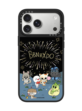 MIAIKOSS/妙吻联名BBNEXDO门童烟花适用iPhone17Promax苹果16手机壳15潮牌14防摔套13个性12女11艺术家磁吸版