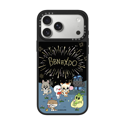 MIAIKOSS/妙吻联名BBNEXDO门童烟花适用iPhone17Promax苹果16手机壳15潮牌14防摔套13个性12女11艺术家磁吸版