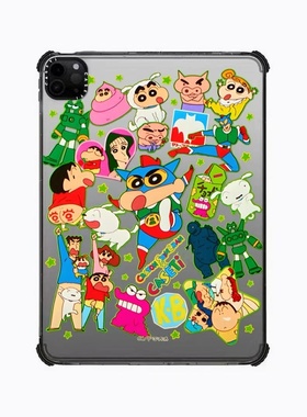 CASETi联名蜡笔小新系列超人小新适用苹果iPad Pro2025 11寸平板电脑mini7/6保护套ipad10/11代防摔壳13/12.9