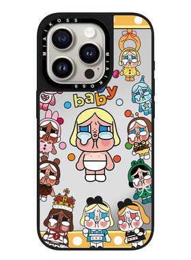 MIAIKOSS/妙吻联名cry baby 哭娃泡泡玛特环绕适用iPhone15Promax苹果17手机壳潮牌14防摔套13个性12哭泣宝贝