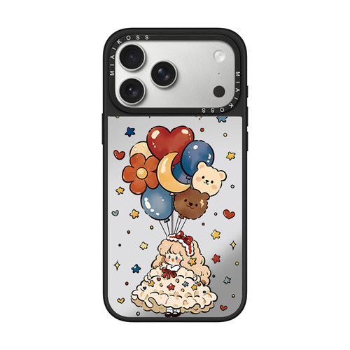MIAIKOSS/妙吻联名气球星星小熊蓬蓬裙女孩适用iPhone17Promax苹果16手机壳15潮牌14防摔套13个性12女磁吸版