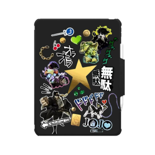 翻盖旋转折叠支架JOJO的奇妙星尘斗士适用苹果iPad Pro11寸平板mini7/6保护套ipad10/11代防摔壳air5/6/7/8