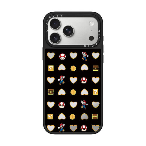 MIAIKOSS/妙吻联名kt猫与超级玛丽爱心适用iPhone17Promax苹果16手机壳15潮牌14防摔套13个性12女11磁吸版