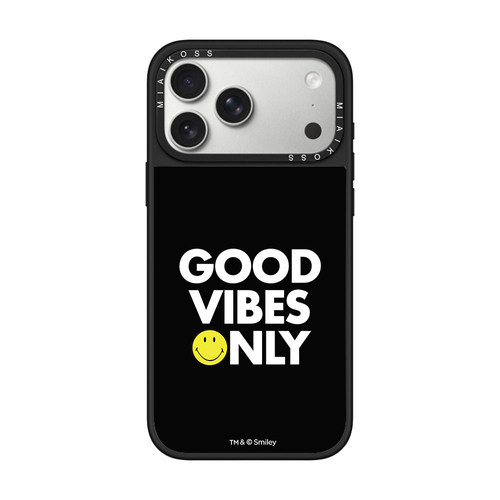MIAIKOSS/妙吻联名Smiley黄色笑脸标签适用iPhone17Promax苹果16手机壳15潮牌14防摔套13个性12女11磁吸版