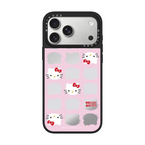 MIAIKOSS/妙吻联名哈喽KT凯蒂猫头像排列适用iPhone17Promax苹果16手机壳15潮牌14防摔套13个性12女11磁吸版