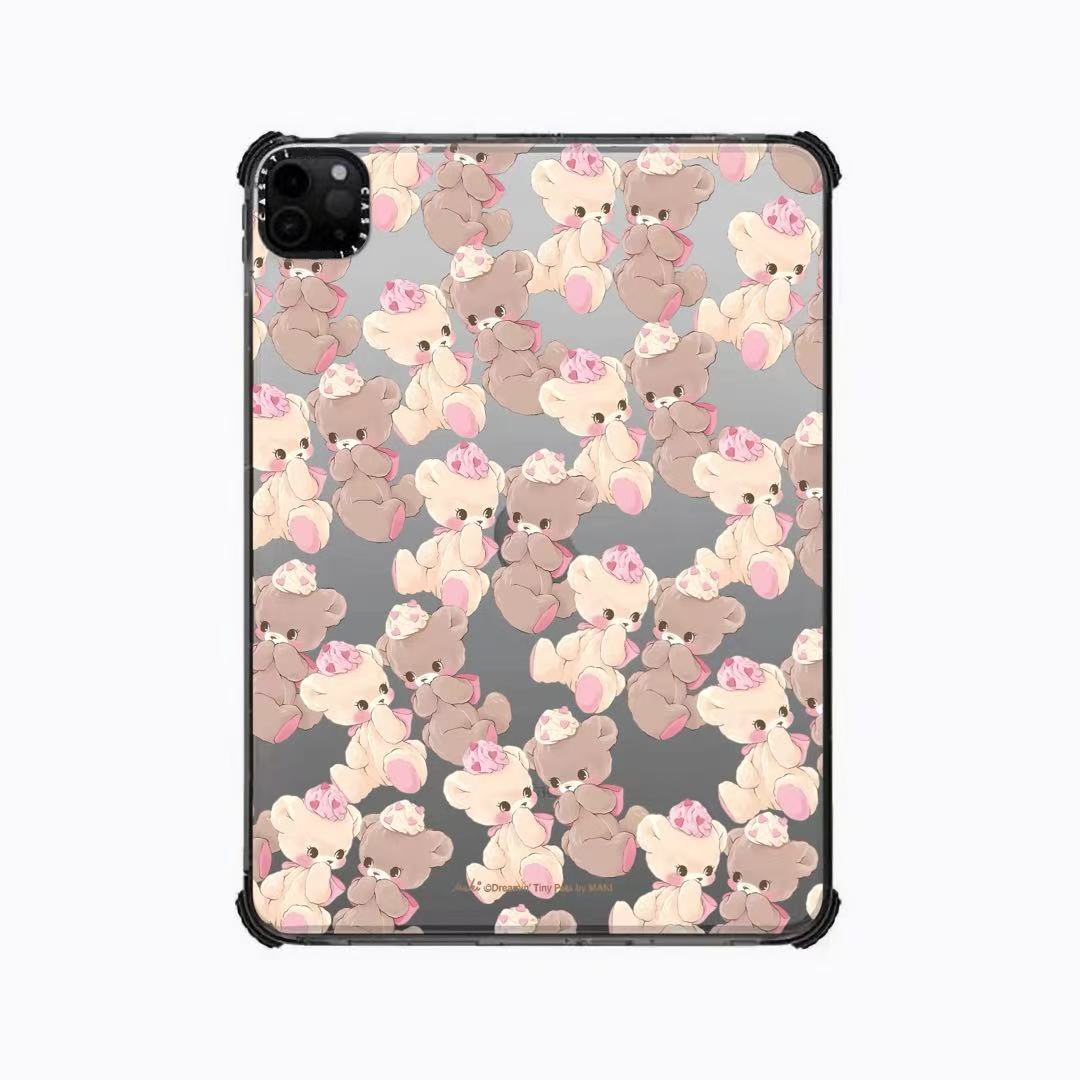 CASETi联名香草可可小熊cocoa适用苹果iPad Pro11寸平板电脑mini7/6保护套ipad10/11代防摔壳13/12.9mini创意