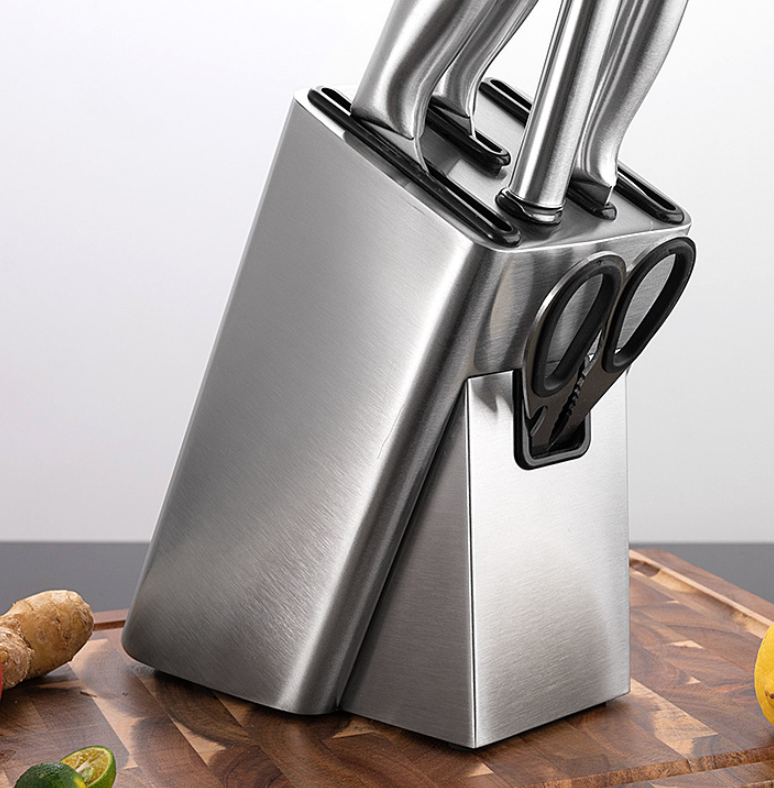 厨房刀具置物架加厚型不锈钢刀座德国刀具套装厨房菜刀大多刀通用,厨房/烹饪用具,刀架,淘宝优惠券,粉丝福利购,淘宝优惠卷