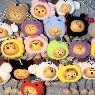 小葫芦糖葫芦拨浪鼓小孩玩具可爱挂件送礼萌趣表情葫芦