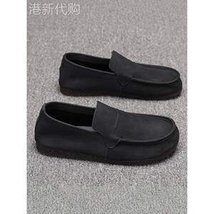 层牛皮/低调优雅易穿~神秘的动图~柔软鞋底和真皮trbottom的轻便
