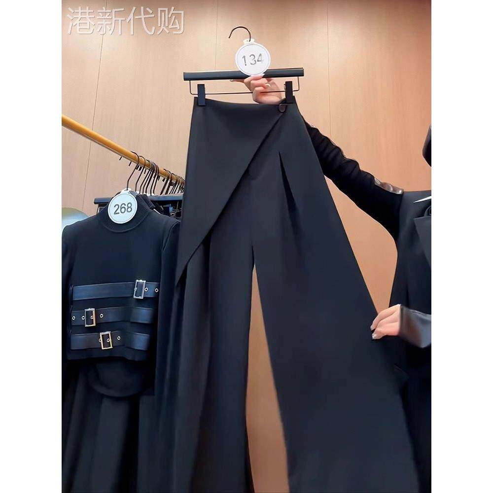 欧货洋派韩系百搭设计感西装裤女2025春款新款高腰显瘦高级感裤子