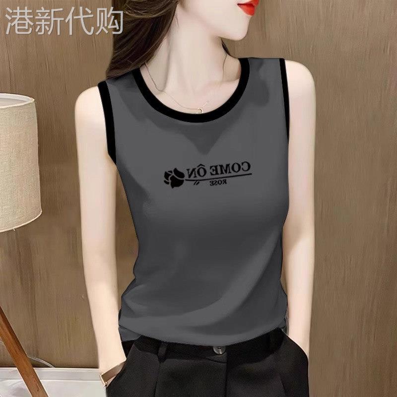 纯棉吊带背心女夏季薄款2025新款外穿坎肩无袖t恤内搭打底衫上衣