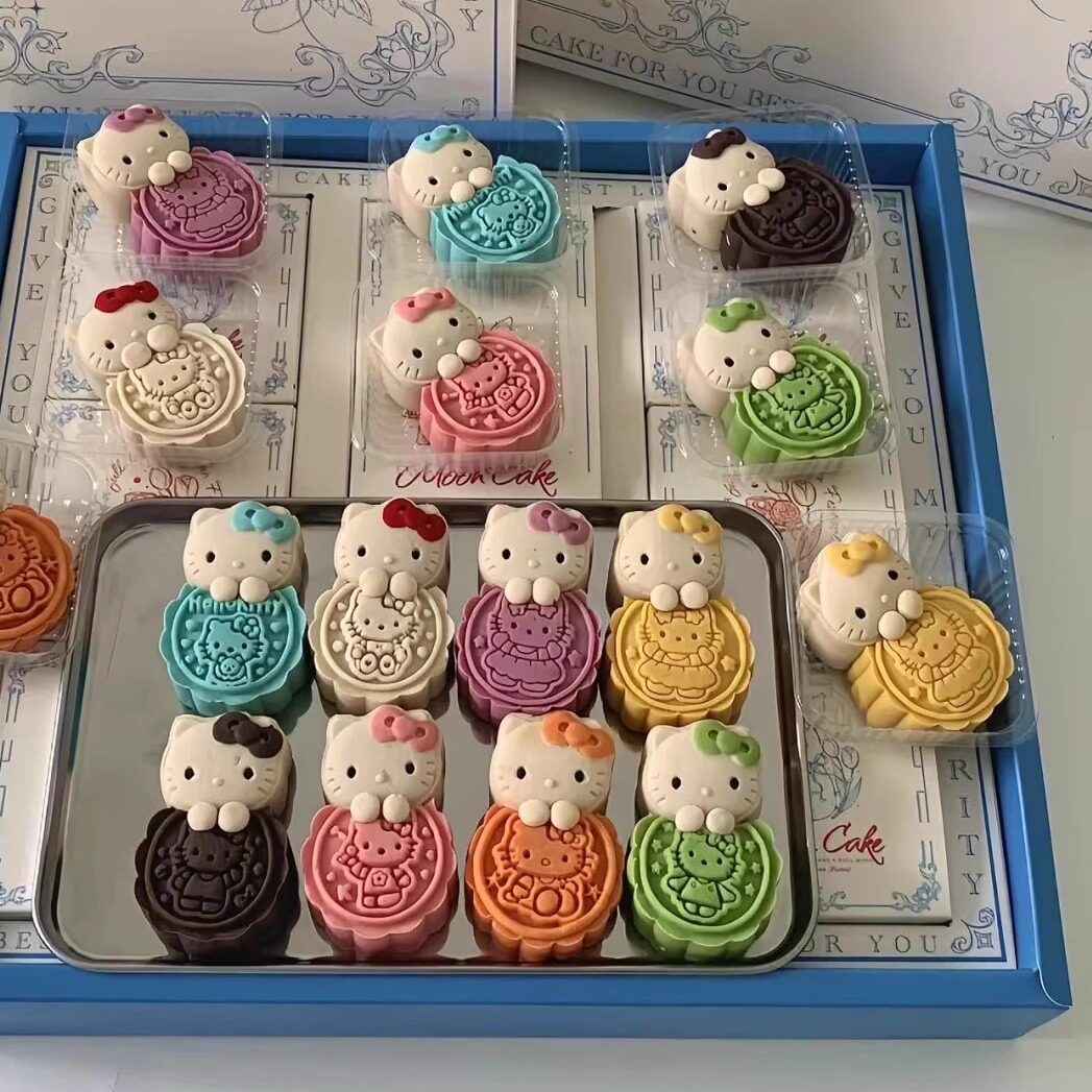 【好物体验专享】+hellokitty猫月饼模具