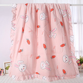 花边儿童夏凉被幼儿园空调被宝宝午睡小被子夏季 薄款 被芯小孩盖被