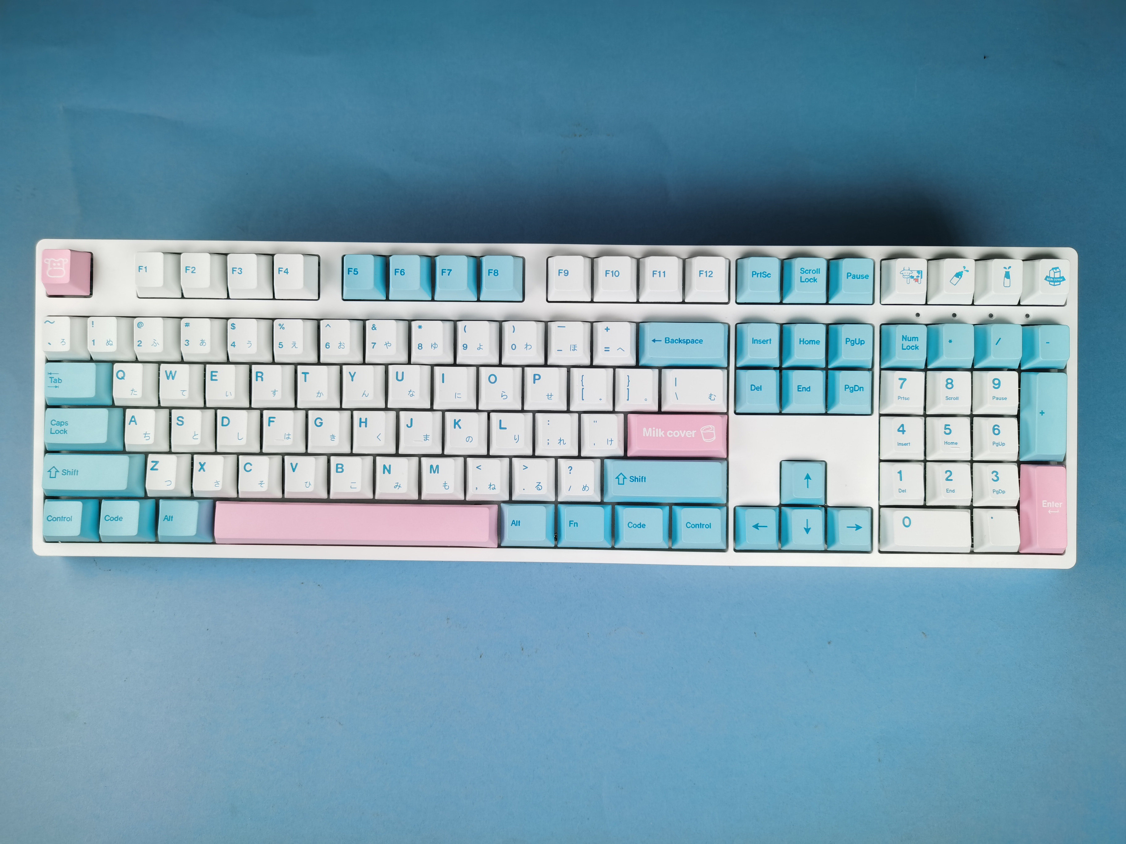 DNDKB 기계식 키보드 승화 PBT 키캡 MDA DSA XDA 오리지널 밀크 캡 키캡