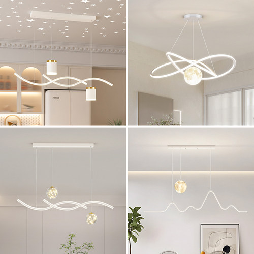 现代简约餐厅吊灯铁艺吧台灯具