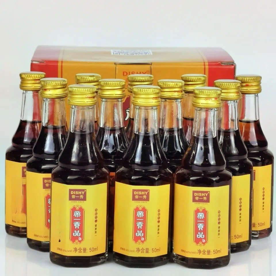 帝一酒帝一贡酒帝一秀酒帝一贡品酒 42度50ml帝一贡品酒 12 瓶