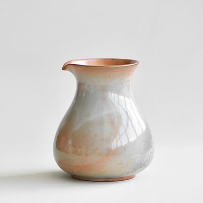 日式志野烧粗陶冷饮壶创意餐厅柠檬水壶陶瓷大号手冲咖啡分享壶