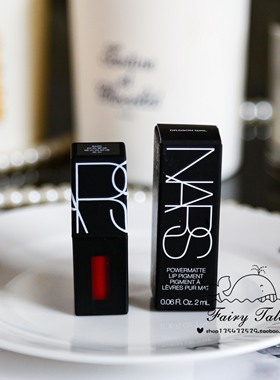 NARS黑管哑光雾面唇釉口红starwoman中样2ml持久正红色干枯玫瑰