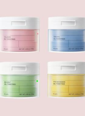 韩国biodacne同款凝胶爽肤片Cera-nolGel Toner Pads湿敷爽肤棉片